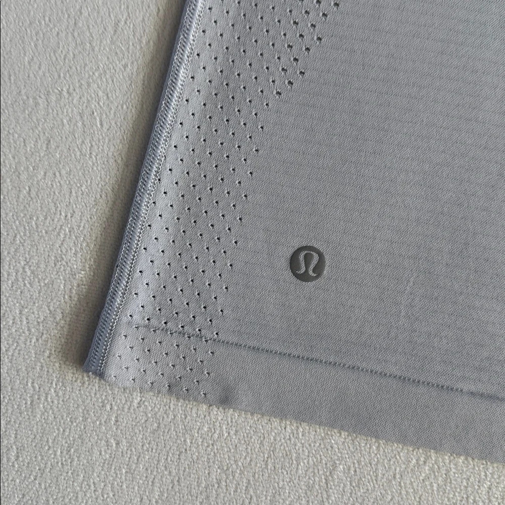 Lululemon Train to Be Short-Sleeve Shirt
White / silver gray - Picture 5 of 10